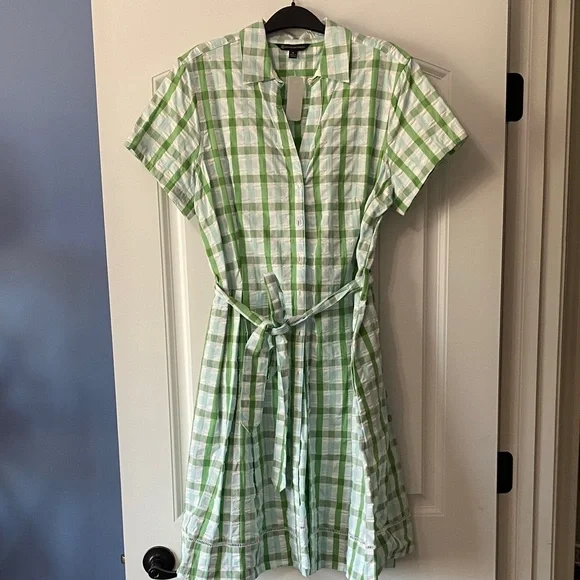 NWT Brooks Brothers plaid dress 14 - Picture 2 of 7